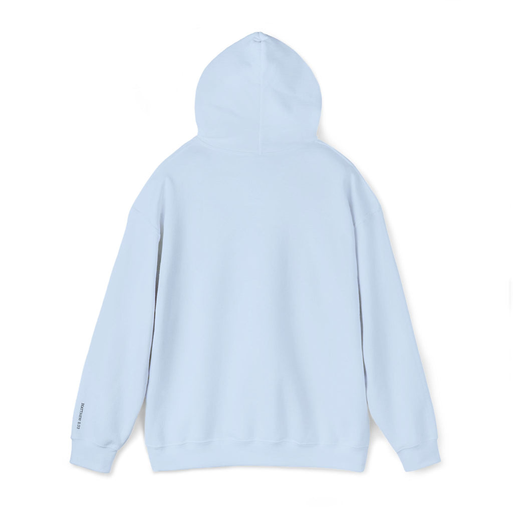 Seek First the Kingdom of God Hoodie – Christian Faith Quote Pullover
