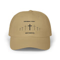 Christian Cross Dad Cap – “Yesterday, Today and Forever” Embroidered Baseball Hat