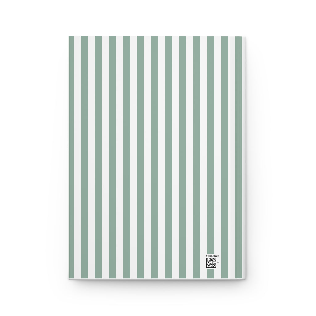 Daily Prayer Hardcover Journal — Striped Devotional Notebook for Christian Reflection & Gratitude