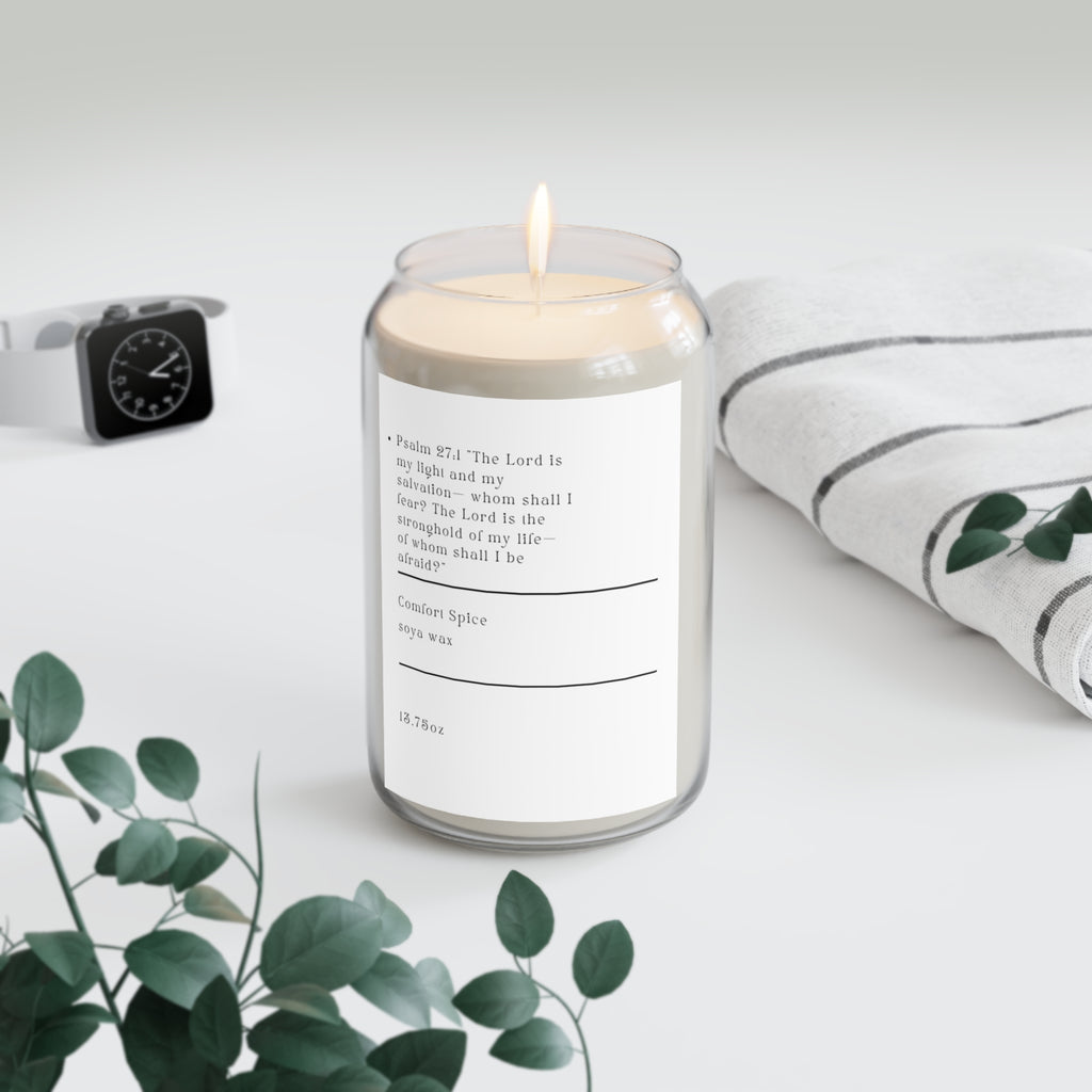 Psalm 27:1 Comfort Spice Soy Candle (13.75 oz)