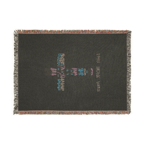 'Faith Hope Peace' Decorative Throw