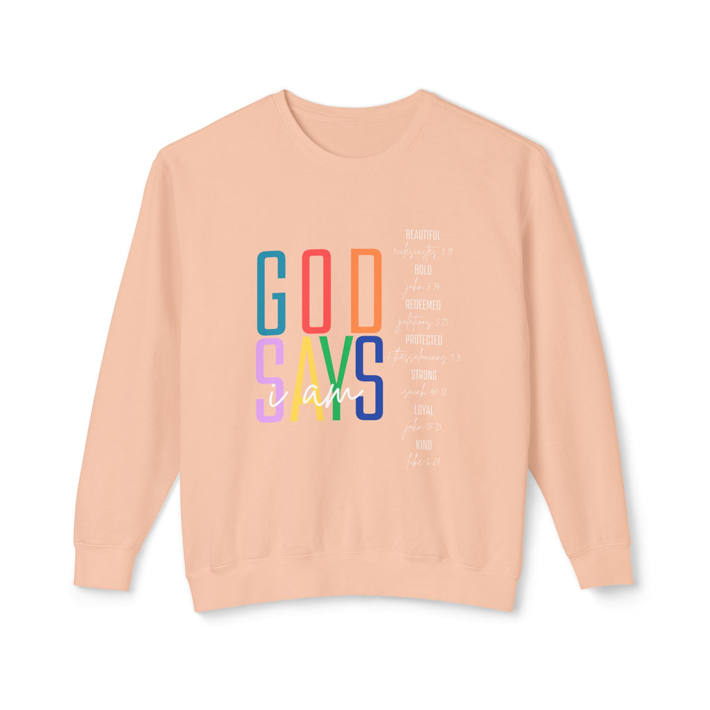 "God Says" Rainbow Crewneck Sweatshirt