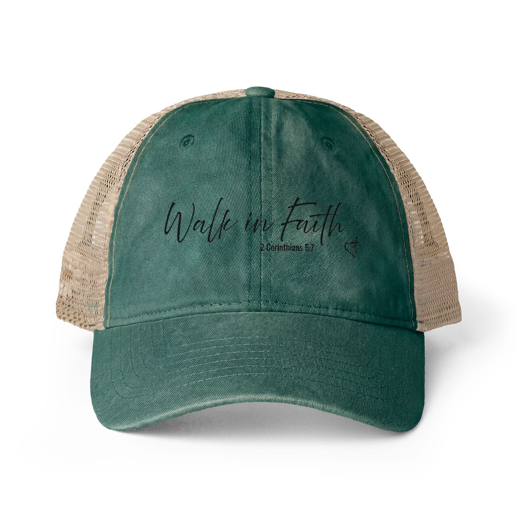 Women's Washed Mesh-Back Cap