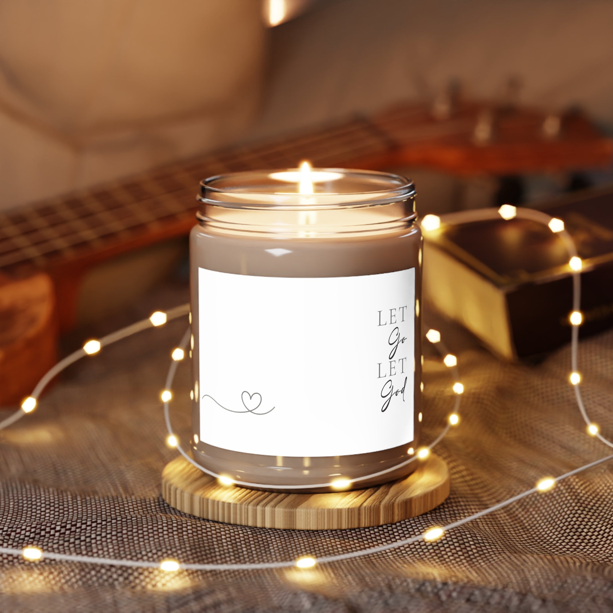 "Let Go Let God" Scented Soy Candle -9 oz