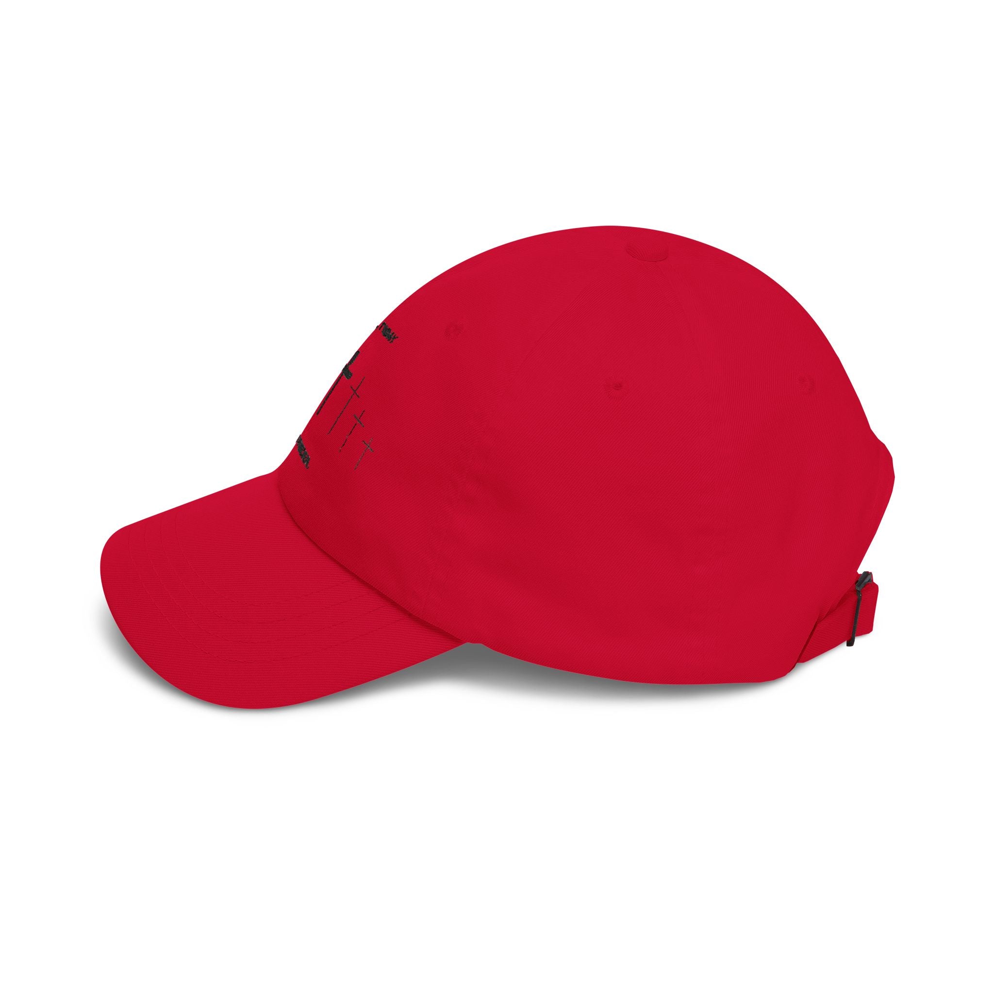 Christian Cross Dad Cap – “Yesterday, Today and Forever” Embroidered Baseball Hat