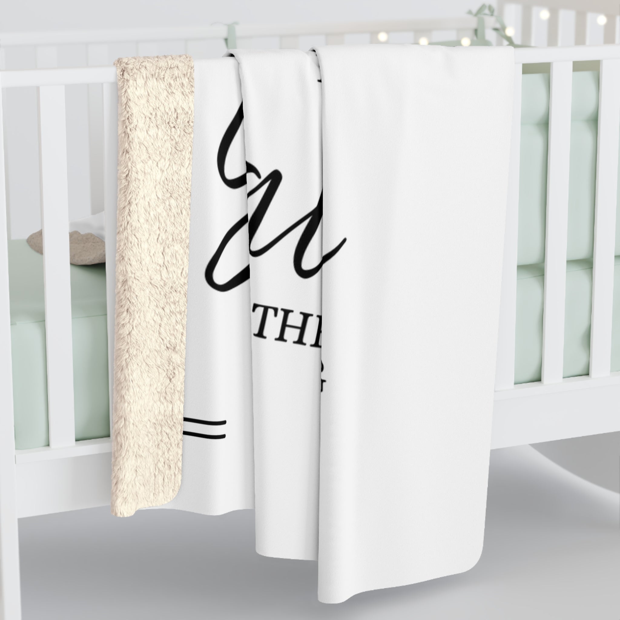 Sherpa Blanket - "This Is My Story, This Is My Song" Inspirational Christian Fleece Throw