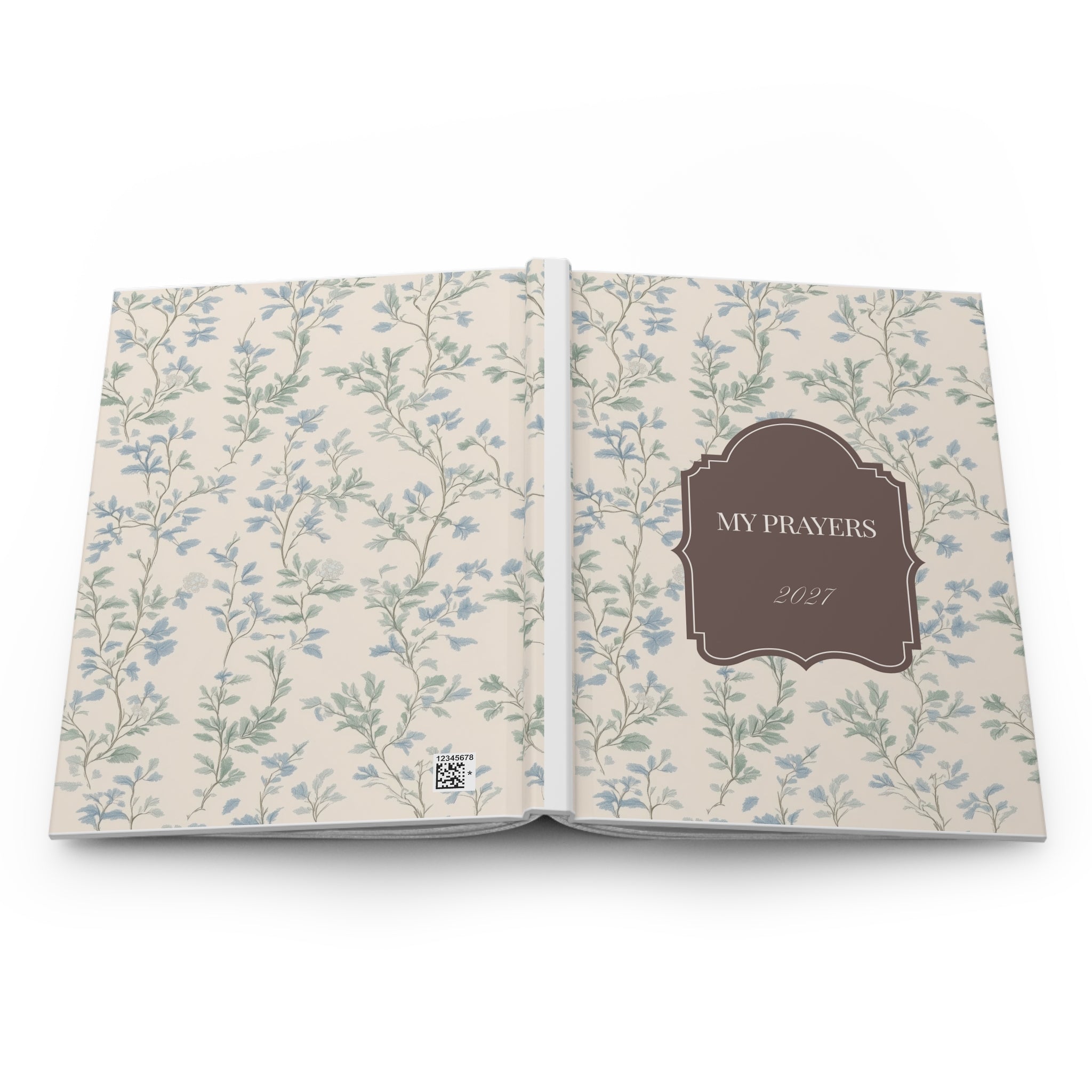 My Prayers 2027 Hardcover Prayer Journal — Floral Keepsake Journal for Daily Devotion & Gratitude