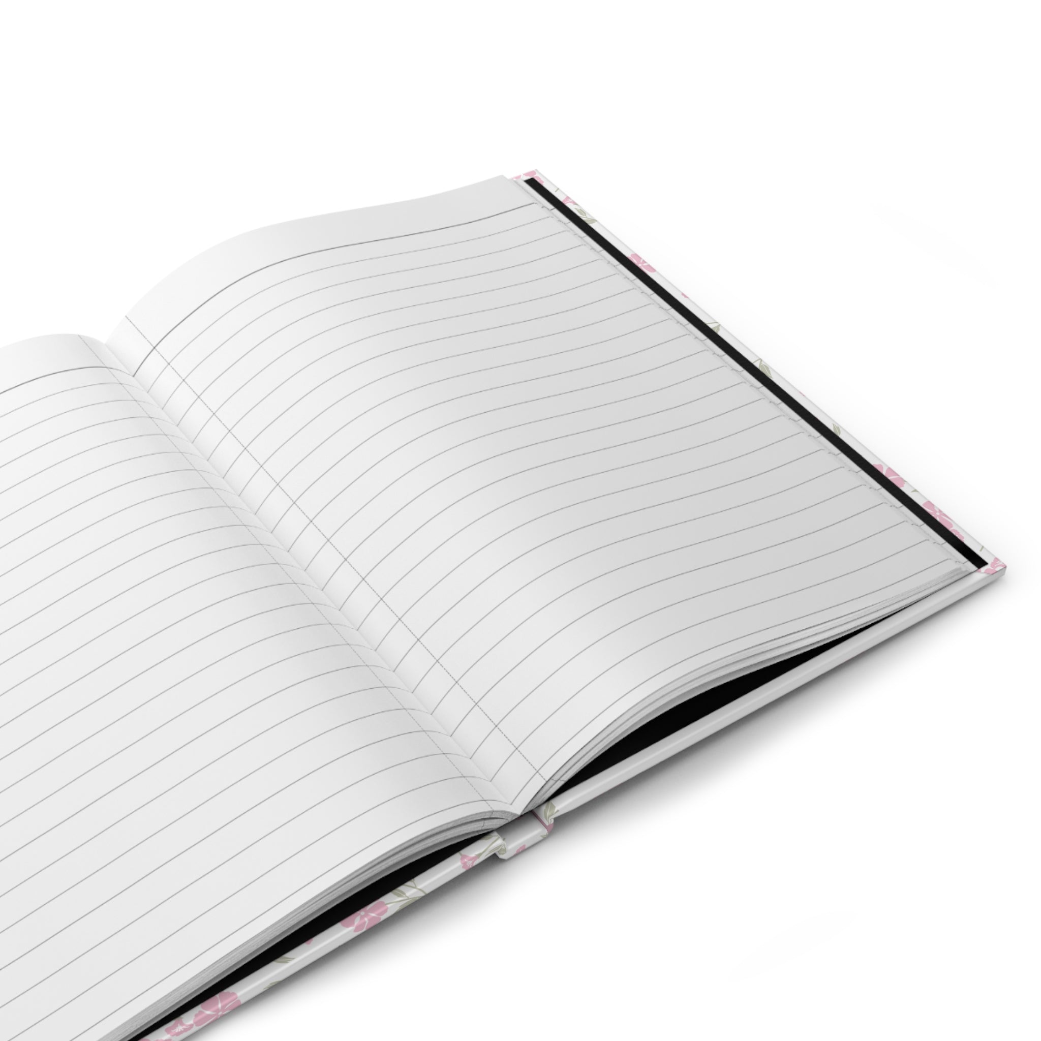 Prayer Journal Hardcover — Floral Pink Matte Notebook for Devotional Reflection & Gratitude