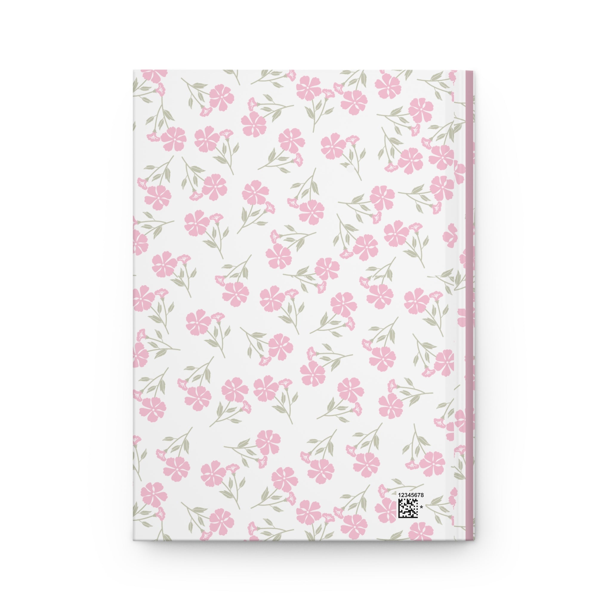 Prayer Journal Hardcover — Floral Pink Matte Notebook for Devotional Reflection & Gratitude
