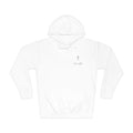 Minimal Cross Walk in Faith Hoodie