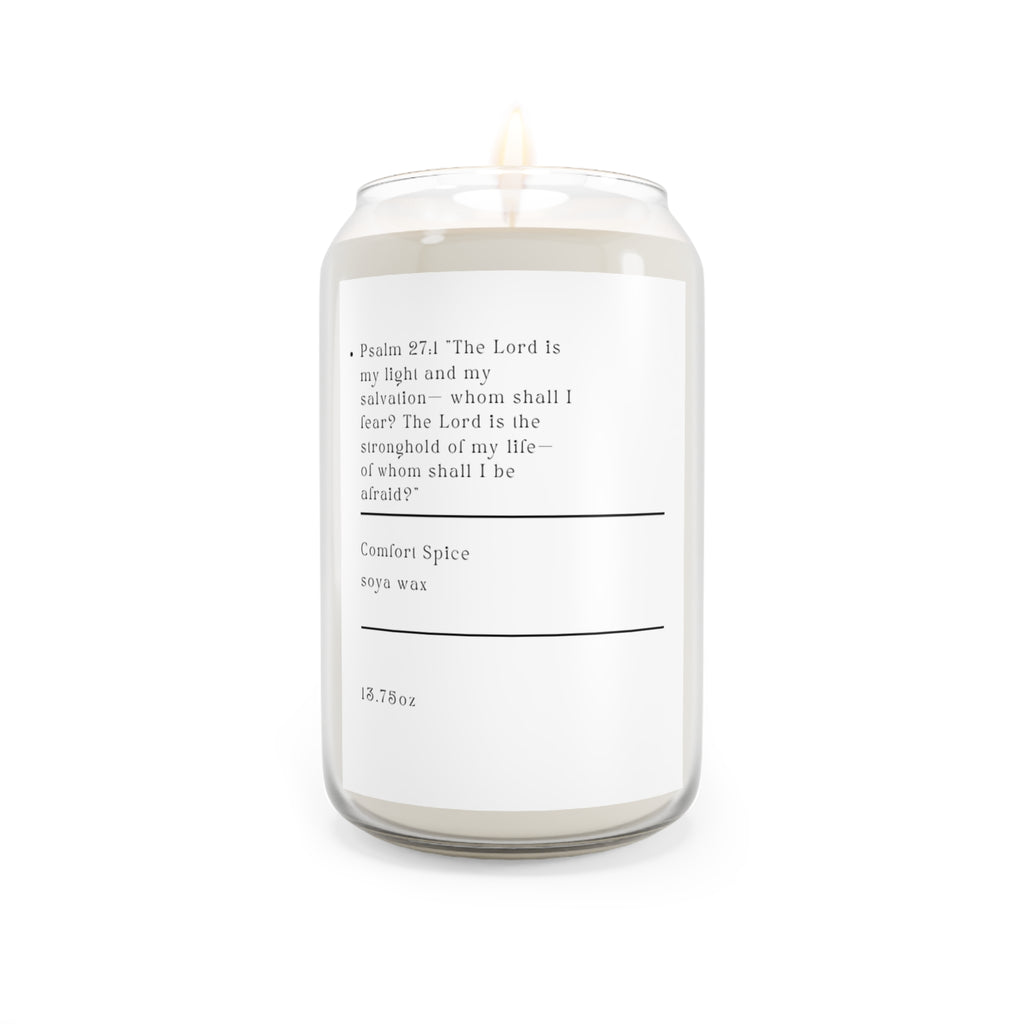 Psalm 27:1 Comfort Spice Soy Candle (13.75 oz)