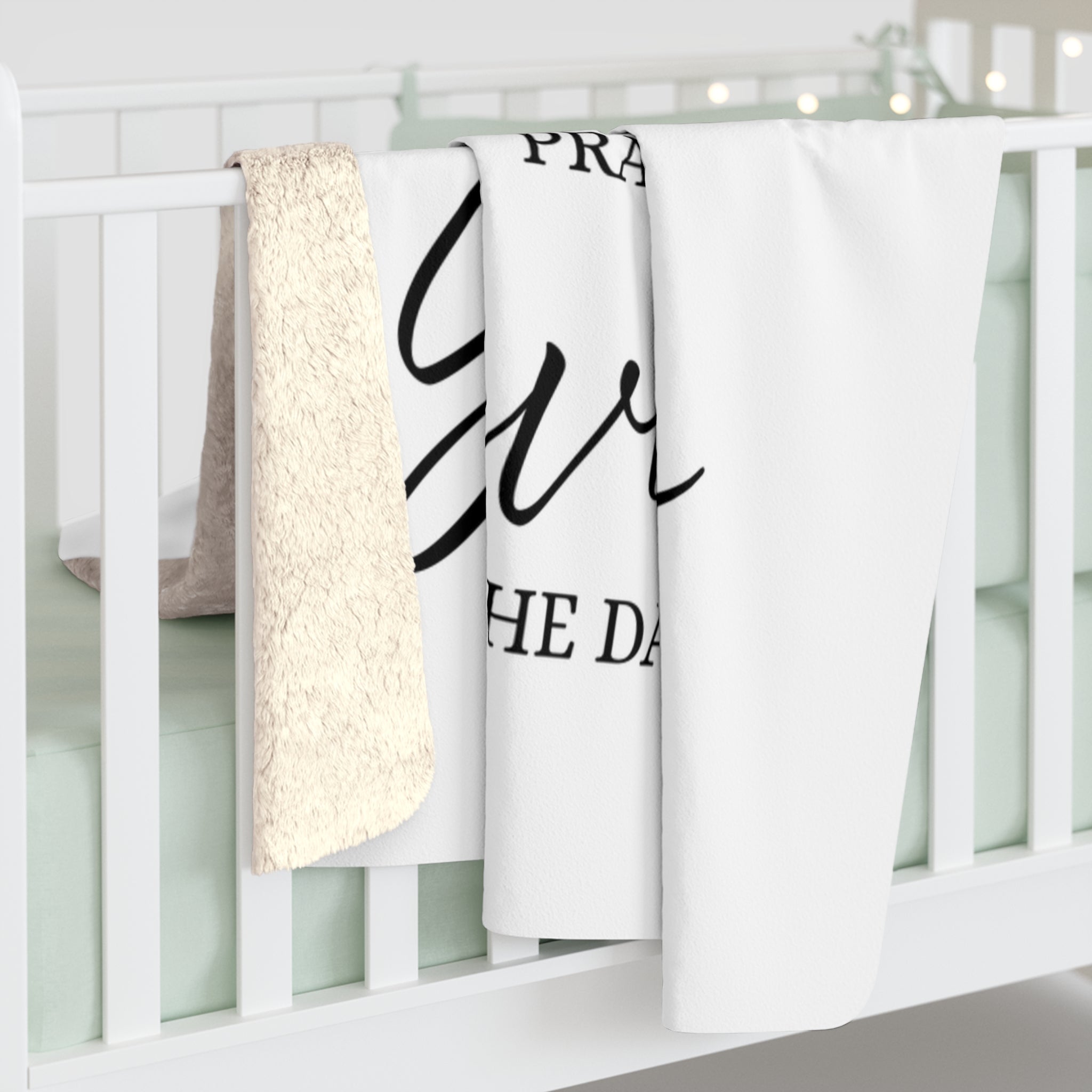 Sherpa Blanket - "This Is My Story, This Is My Song" Inspirational Christian Fleece Throw
